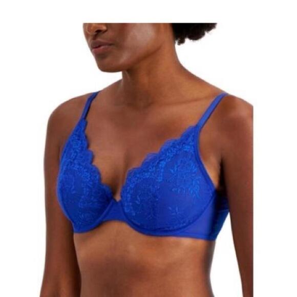 INC International Concepts Women Apex Lace Bra Intimate Size S - Picture 2 of 4